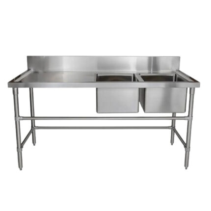 Heavy Duty Stainless Steel Table with 2 Shelves